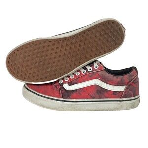 Vans OTW - Men's Sz 8.5 - Red/Black Tie-Dye Low Skate Shoes - 500714